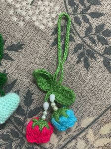 Handmade Crochet Hair Clips