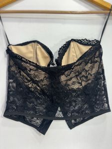 Black Netted Corset