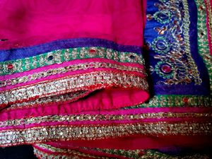 Rose Colour Saree