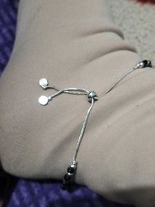 Cute Black &amp; Silver Beaded Bracelets
