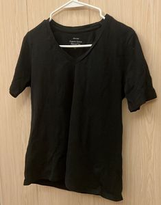 Classic Black V-Neck T-Shirt