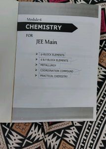 Chemistry JEE Main Module-6