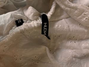 White Broderie Anglaise Dress