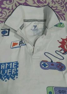 Kids' Video Game Print Polo Shirt