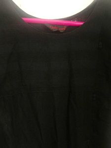 black colour kurta