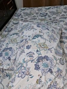 Floral Print Mattress Cover Double Bed Sheet