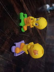 Cute Tweety Bird Figurines (Set of 2)