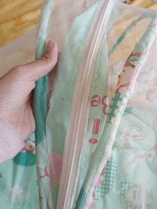Baby Bedding with Mosquito Net (Green, Blue Availa