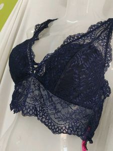 Navy Lace Bralette