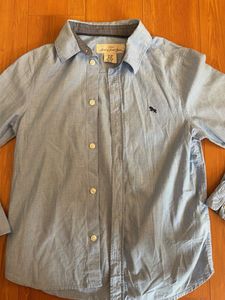 Light Blue Long Sleeve Button-Up Shirt