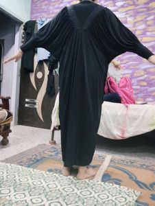 Elegant Black Kaftan Abaya
