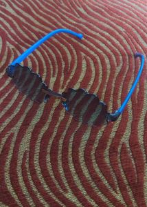Kids Blue Rimless Cloud Sunglasses