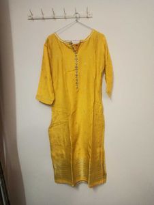 Silk suit with straight pajama & dupatta