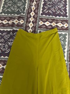 Embroidered Olive Green Ethnic Gown