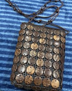 Unique Beaded Clutch Bag with Floral Design