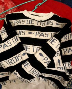 Striped "Pas De Trios" Sweater