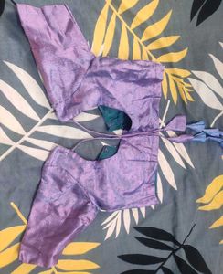 Elegant Lavender Silk Blouse