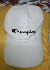 Champion Baseball Cap  White