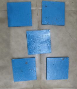 Set of 5 Abstract Art Coasters with box
