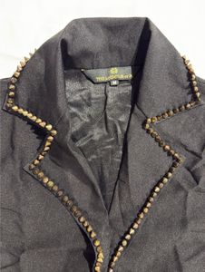 Studded Black Blazer