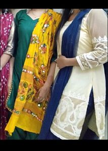 Elegant Pastel Kurti with Intricate Embroidery