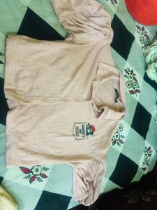 Peach top for girls
