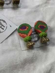 Unique Handmade Fabric Earrings (Combo of 3)