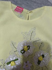 Cute Yellow Ruffled Dress