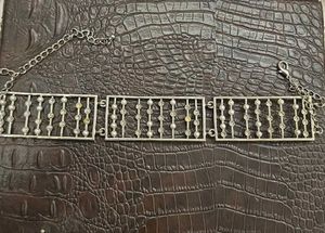 Sparkling Necklace with Faux Pearls