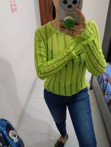 Partywear Mesh Top