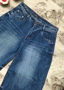 Baggy Blue Wash Unisex Jeans