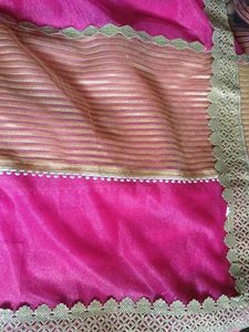 Pink saree