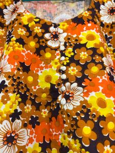 Vintage Floral Print Kurta