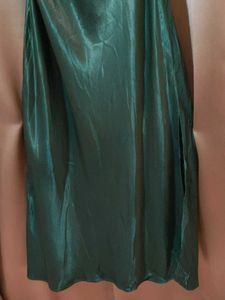 ZARA Emerald Green Slip Dress