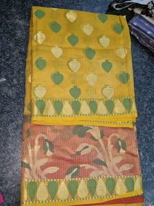 Beautiful Yellow Saree
