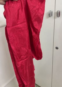 Beautiful Pink and Blue Velvet Wedding Suit Set