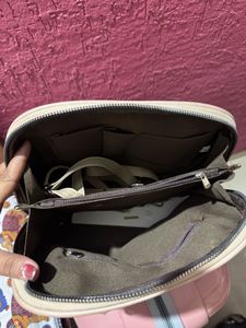 Stylish Beige Handbag