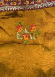 Silk Embroidered Saree
