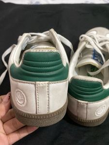 Adidas Samba Sneakers - White/Green