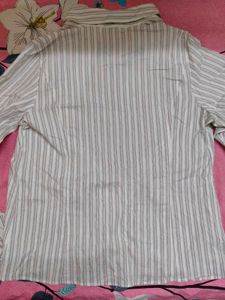 Striped Long Sleeve Button-Up Shirt