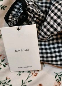 ᝰ.ᐟGingham drawstring Wide-Leg Pants 🥢