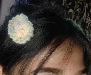 Handmade Crochet Hair Clips