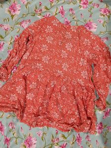 Floral Short Kurti