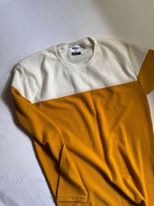 Color Block Ribbed Long Sleeve Top