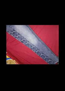 Beautiful CROSS PATTERN JEANS