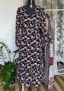 Floral Print Midi Dress