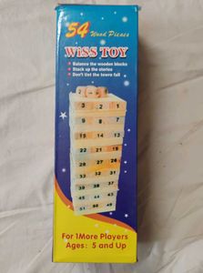 Classic Wooden Block Stacking Game