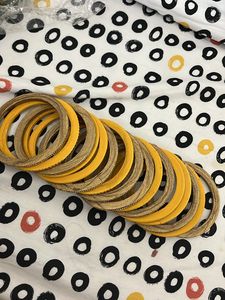 Unused Yellow Lac Bangles