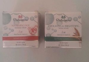 Massage cream & facial Scrub 2 pcs combo
