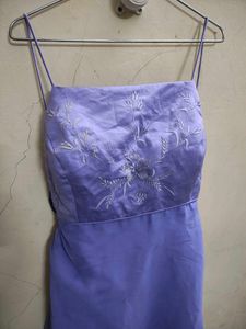 Elegant Lavender Maxi Dress